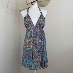 Paisley Halter Dress